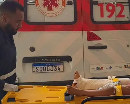 Criança de 4 anos é atropelada por motociclista e sofre fratura no Ramal do Bujari, em Porto Acre