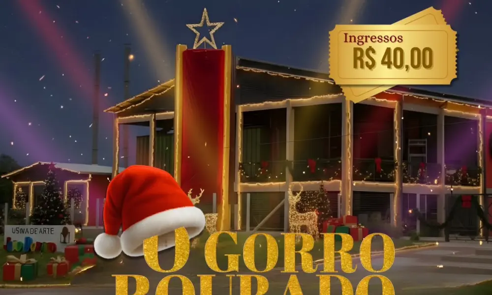 Espetáculo natalino “O Gorro Roubado do Papai Noel” chega à Usina de Artes João Donato