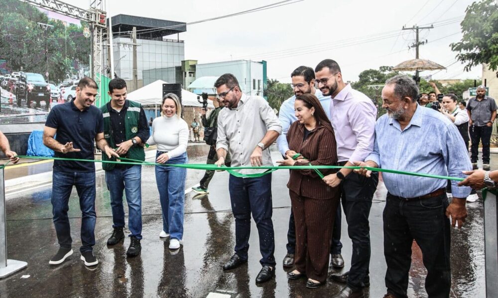 No dia do próprio aniversário, Gladson Cameli entrega viaduto de R$ 40 milhões e promete revolução no trânsito de Rio Branco