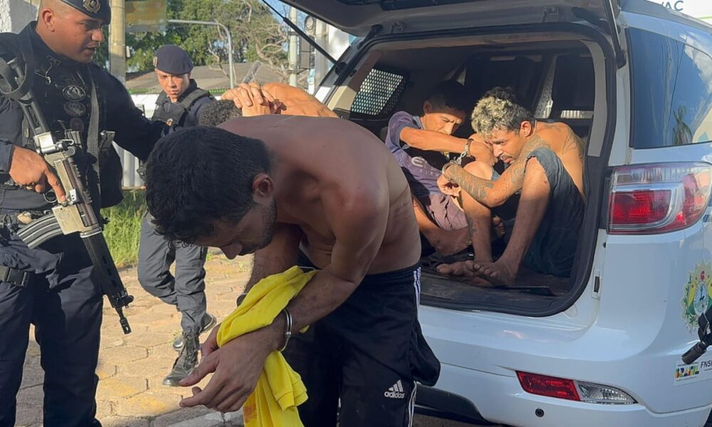 Quatro suspeitos são detidos em operação do Tático em Rio Branco